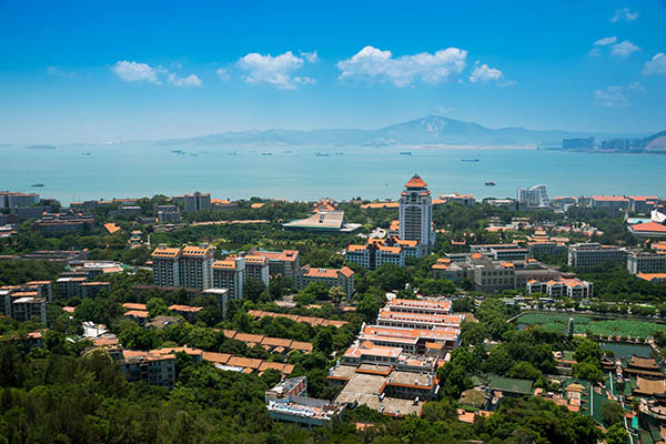 厦门大学鸟瞰图